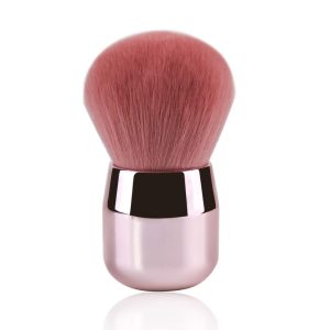 Foundation Brush.Daubigny Large Pink Powder Brush Flat Arched Premium